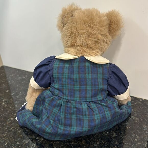 GANZ Cottage Collectibles Paula-Girl Bear w' Dress Jointed Plush  18" 1999 - Picture 3 of 10
